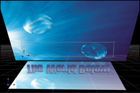  Canvas showing object set to Reflections Only