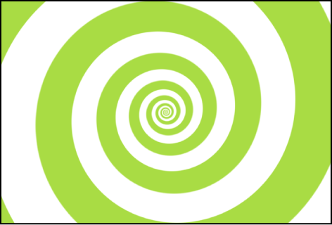 Canvas showing spiral generator, with Type set to Classic