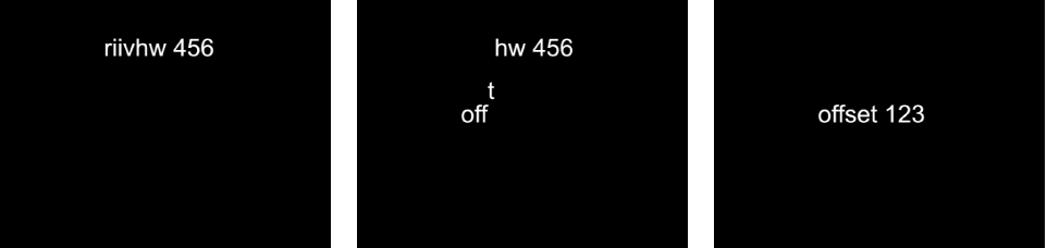 Canvas showing Sequence Text behavior with Character Offset set to 3