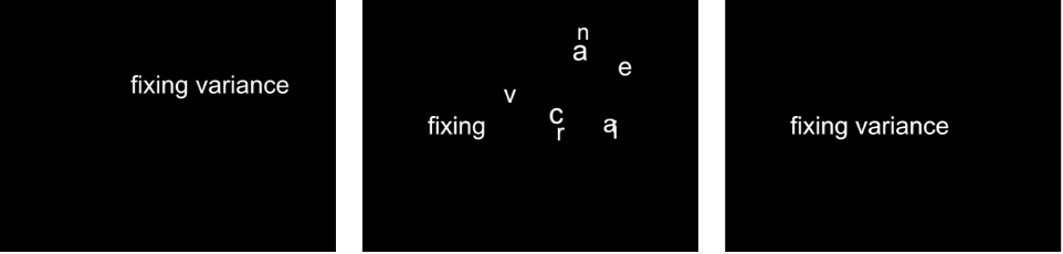 Canvas showing Sequence Text behavior with Fix setting set to End Point