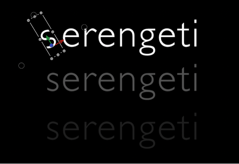 Canvas showing a selected glyph