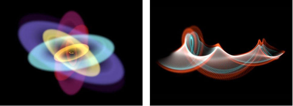 Examples of particle systems