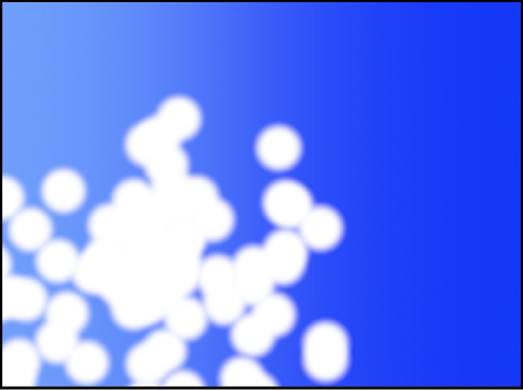 Canvas showing particle system at frame 30