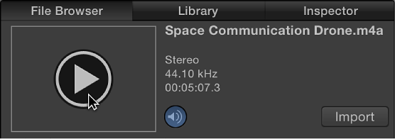 File Browser showing preview area