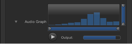 Inspector showing Audio Graph