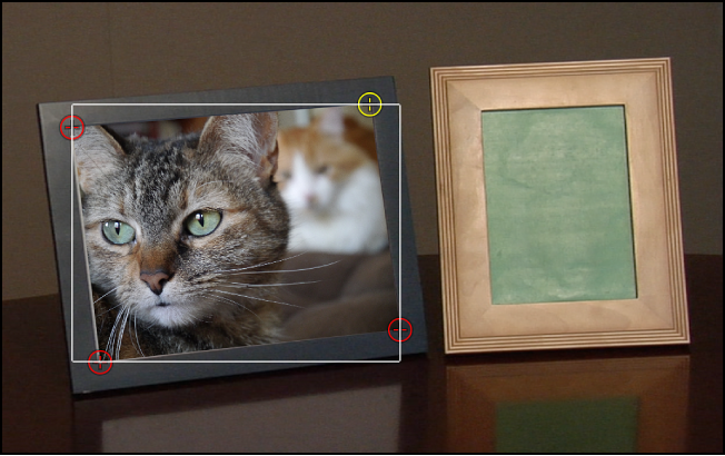 Canvas showing all four trackers adjusted