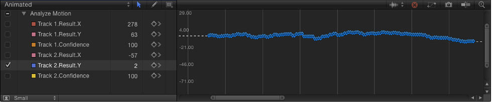 Keyframe Editor showing Animation menu options and curve with a keyframe at every frame
