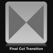 Final Cut Transition icon in Project Browser