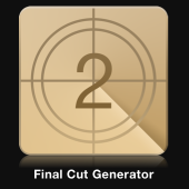 Final Cut Generator icon in Project Browser