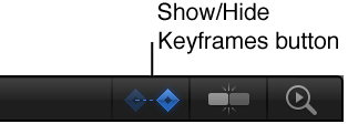 Show/Hide Keyframes button in the Timeline