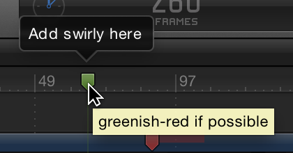 Edit Marker dialog and Timeline showing custom name and comment