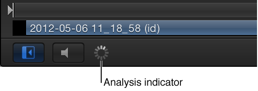 Canvas showing the optical flow analysis indicator