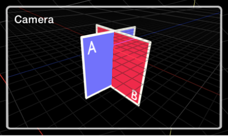 Canvas showing perspective camera view