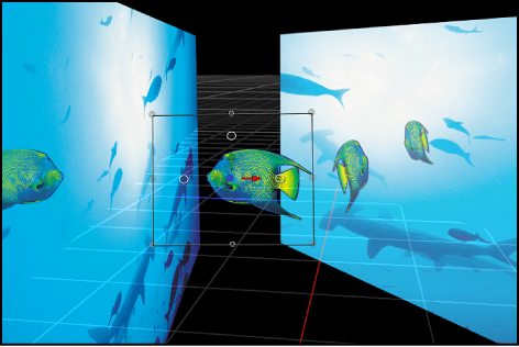 Canvas showing recursive reflections