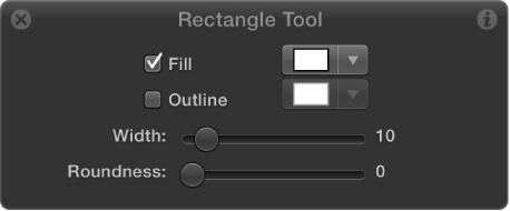 Rectangle Tool HUD