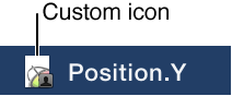 Custom curve icon in Library