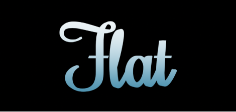 3D text in the Canvas with Gradient flat substance applied