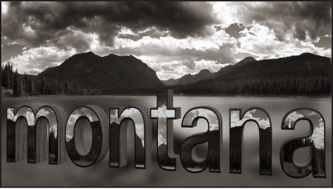 3D text in Canvas with custom material Scale set to 20 percent