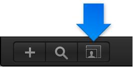 Scale button in the Media list