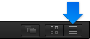 List View button in the File Browser