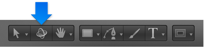 3D Transform tool in toolbar