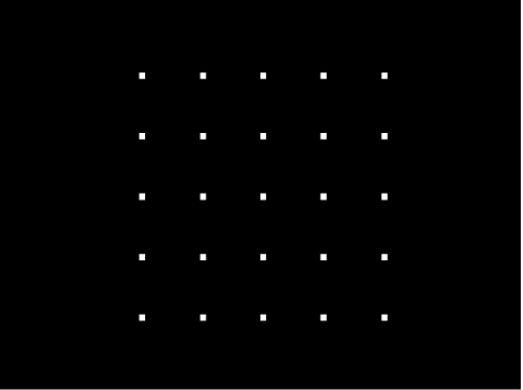 Canvas showing replicator in Points preview mode