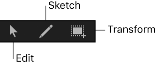 Keyframe editing tools in Keyframe Editor