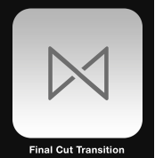 Final Cut Transition icon in Project Browser