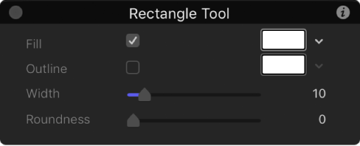 Rectangle Tool HUD