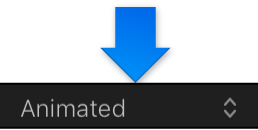 Show Curve Set pop-up menu in Keyframe Editor