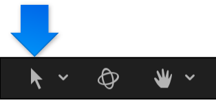 Select/Transform tool in the canvas toolbar