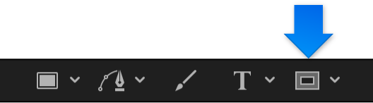 Mask tool in the canvas toolbar