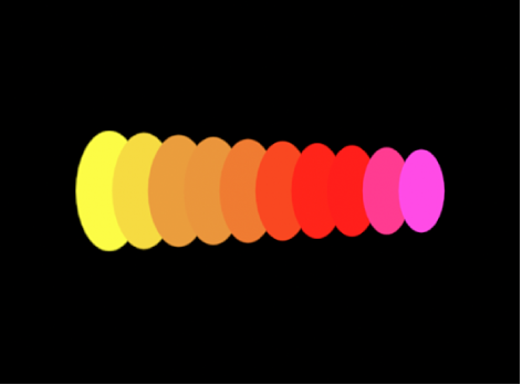 Canvas window showing example of Color Mode set to Over Pattern