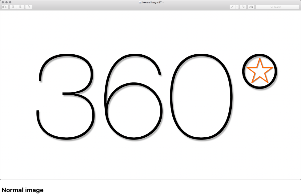 Example of a normal image