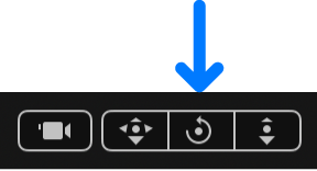 Orbit control in the canvas