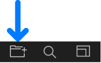 New Folder button in the Library