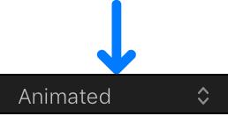 Show Curve Set pop-up menu in Keyframe Editor