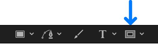 Mask tool in the canvas toolbar