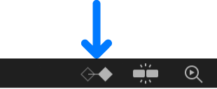 Show Keyframes button in the Timing pane
