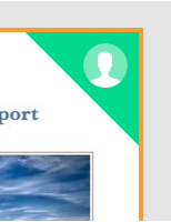 A document thumbnail in the document manager with a colored marker in the top-right corner that indicates it's being shared