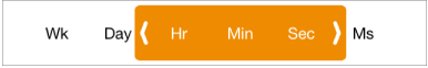 Duration control ranging from weeks to milliseconds