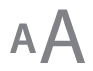 the Font size button