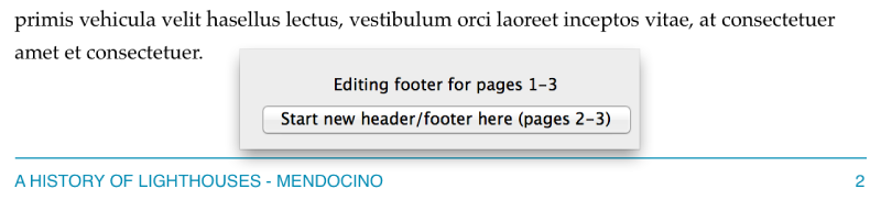 Controls for editing footnotes