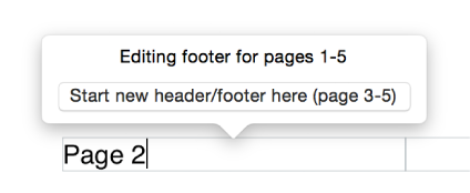 Controls for editing footnotes