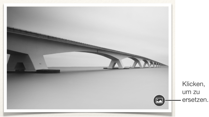 Ein Bild mit einer Taste für Medienplatzhalter