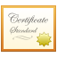 Certificate settings icon